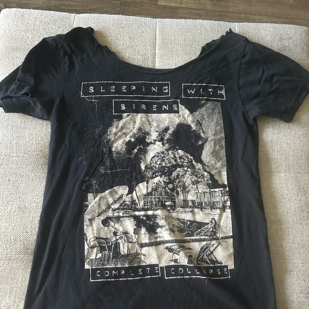 Black Graphic Women's Top